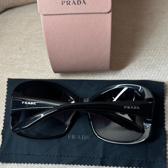 Prada Oversized Black Sunglasses - Picture 3 of 10